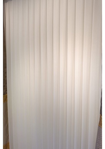 Üst Kalite Balık Sırtı (1/3 Sık Pile) Kırık Beyaz Tül Perde fiyatları