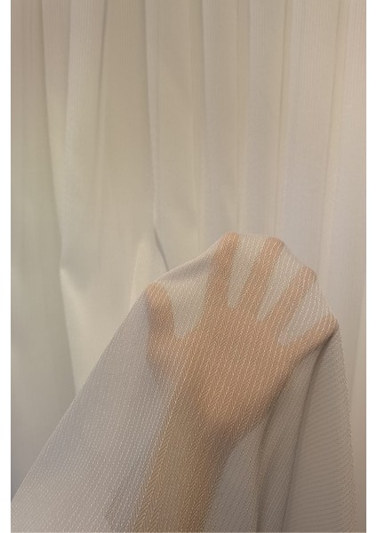 Üst Kalite Balık Sırtı (1/3 Sık Pile) Kırık Beyaz Tül Perde indirimleri