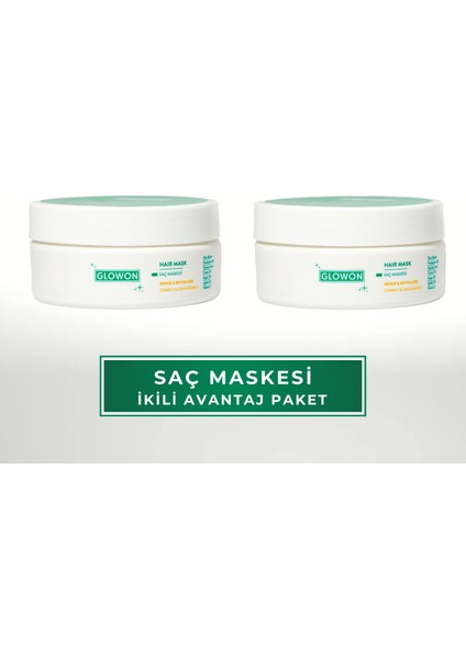 SAÇ MASKESİ İKİLİ AVANTAJ PAKET