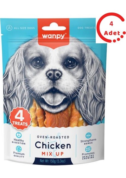 Tavuklu Karisik Köpek Ödülü 150 gr x 4 Adet