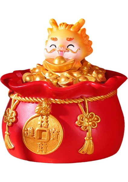 Heykeli 2024 Şği Hediyesi Para Bankası Masaüstü 9.5CMX9.5CMX10.5CM Hayvanlı (Yurt Dışından) modelleri