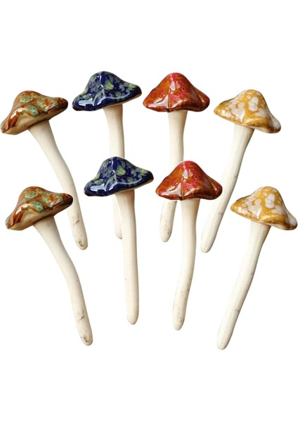 Minyatür Peri Kazık Dekoru, Seramik Malzemeleri Çiçek Iları Ev Dekorasyonu Açı (8'li Set) (Yurt Dışından) fiyatları