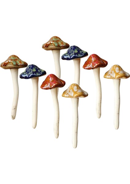 Minyatür Peri Kazık Dekoru, Seramik Malzemeleri Çiçek Iları Ev Dekorasyonu Açı (8'li Set) (Yurt Dışından) modelleri