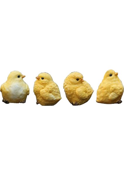 Emülasyon Küçük Sarı Tavuk 4'lü Paket (Yurt Dışından)