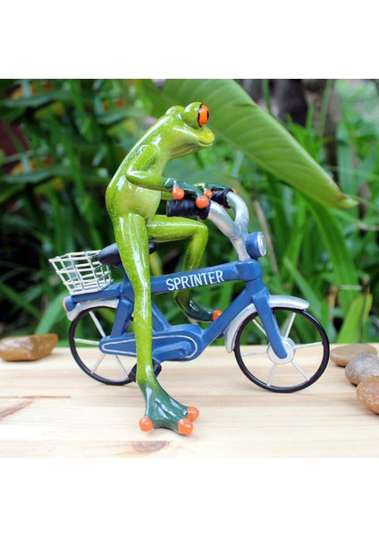 Heykelcik Reçine Kurbağa Heykeli Model Dekoratif (Yurt Dışından) fırsatları