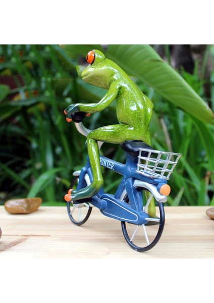 Heykelcik Reçine Kurbağa Heykeli Model Dekoratif (Yurt Dışından) indirimleri