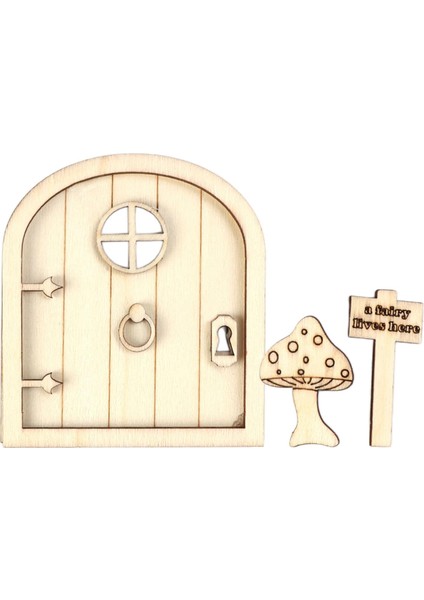 Dıy 3D Ahşap Kit Minyatür Aksesuarlar Dekorasyonu B (Yurt Dışından)