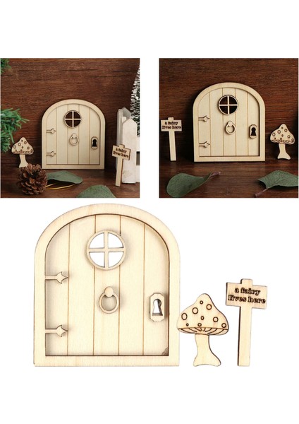 Dıy 3D Ahşap Kit Minyatür Aksesuarlar Dekorasyonu B (Yurt Dışından) modelleri