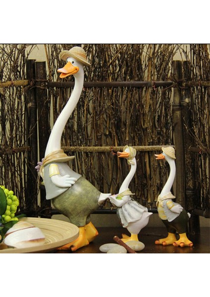 El Sanatları Ördek Heykeli Ayakta Reçine Heykeli Ev (Yurt Dışından) indirimleri
