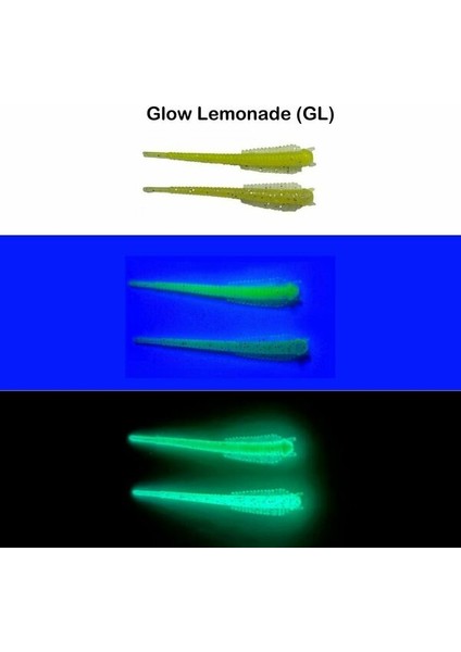 Spıınx Sandworm Sılıkon 6cm 18p Glow Lemonade
