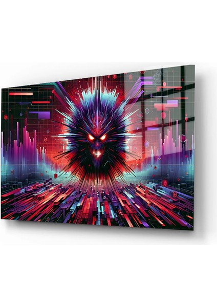 Premium Glasses ^#sanatsal Yapayzeka, Creative Art, Pop Art Temalı Cam Tablo 169 fiyatları