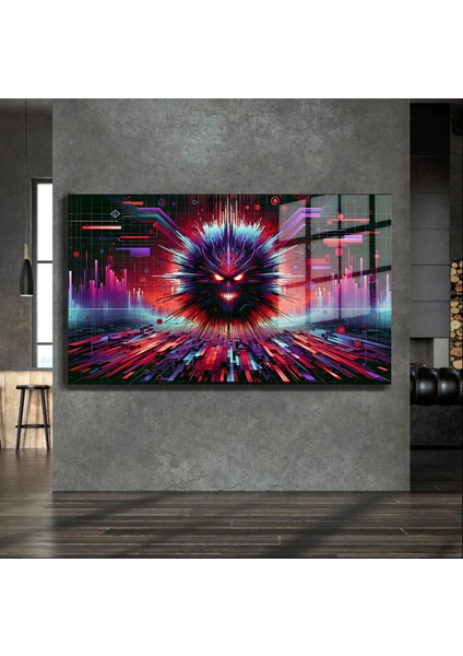 Premium Glasses ^#sanatsal Yapayzeka, Creative Art, Pop Art Temalı Cam Tablo 169 indirimleri