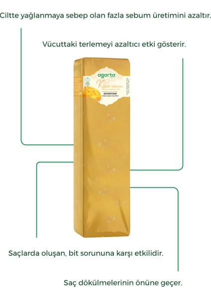 Doğal 1400 Gr El Yapımı Kükürt Sabun Blok fiyatları