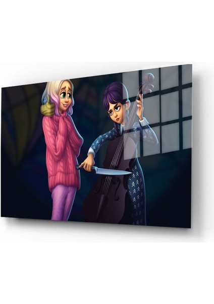 Premium Glasses ^#sanatsal Yapayzeka, Creative Art, Pop Art Temalı Cam Tablo 170 fiyatları