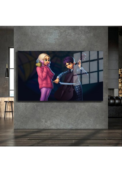 Premium Glasses ^#sanatsal Yapayzeka, Creative Art, Pop Art Temalı Cam Tablo 170 indirimleri