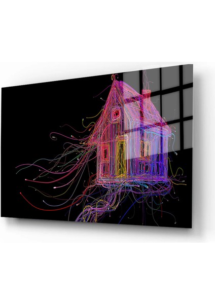 Premium Glasses ^#sanatsal Yapayzeka, Creative Art, Pop Art Temalı Cam Tablo 47 fiyatları