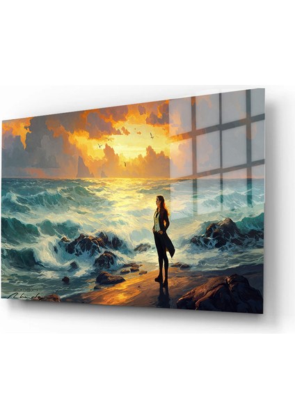 Premium Glasses ^#sanatsal Yapayzeka, Creative Art, Pop Art Temalı Cam Tablo 374 fiyatları