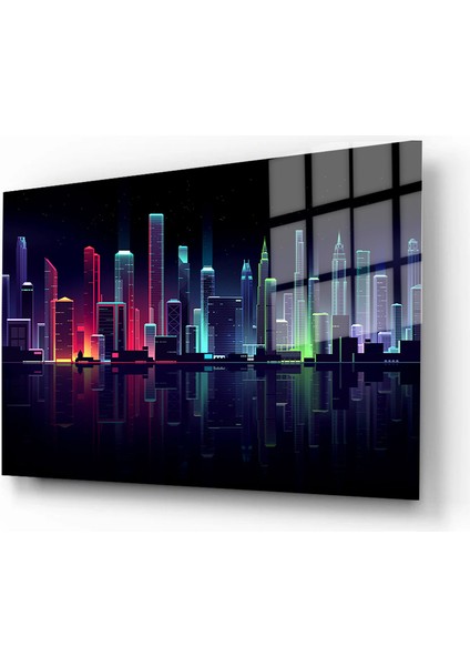 Premium Glasses ^#sanatsal Yapayzeka, Creative Art, Pop Art Temalı Cam Tablo 119 fiyatları