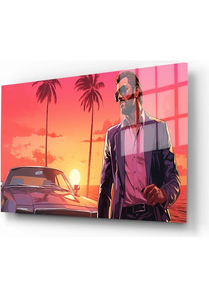 Premium Glasses ^#sanatsal Yapayzeka, Creative Art, Pop Art Temalı Cam Tablo 309 fiyatları