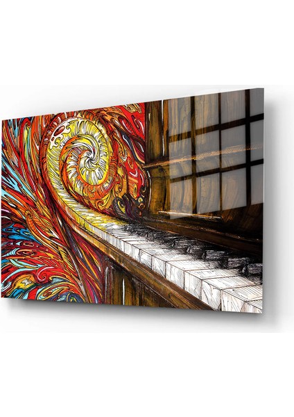 Premium Glasses ^#sanatsal Yapayzeka, Creative Art, Pop Art Temalı Cam Tablo 03