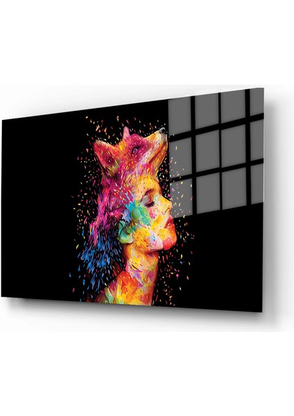 Premium Glasses ^#sanatsal Yapayzeka, Creative Art, Pop Art Temalı Cam Tablo 139 fiyatları