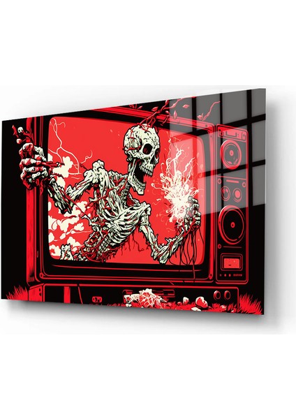 Premium Glasses ^#sanatsal Yapayzeka, Creative Art, Pop Art Temalı Cam Tablo 88 fiyatları