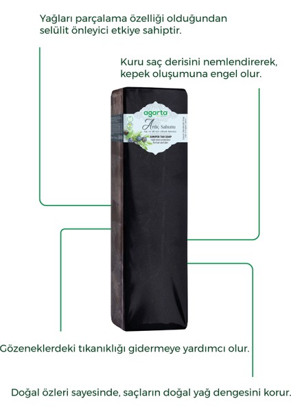 Doğal El Yapımı Ardıç Katranı Sabunu 1400 Gr