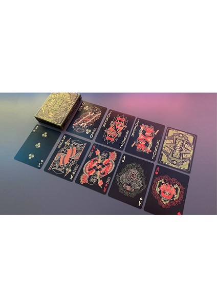 Card Experiment Densho Green Premium Oyun Kağıdı Limited Edition Koleksiyonluk Iskambil Kartları fırsatları