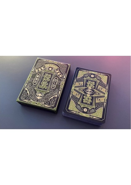 Card Experiment Densho Green Premium Oyun Kağıdı Limited Edition Koleksiyonluk Iskambil Kartları indirimleri