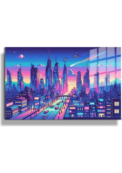 Premium Glasses ^#sanatsal Yapayzeka, Creative Art, Pop Art Temalı Cam Tablo 14
