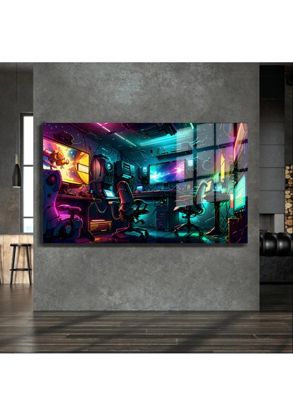 Premium Glasses ^#sanatsal Yapayzeka, Creative Art, Pop Art Temalı Cam Tablo 173 indirimleri