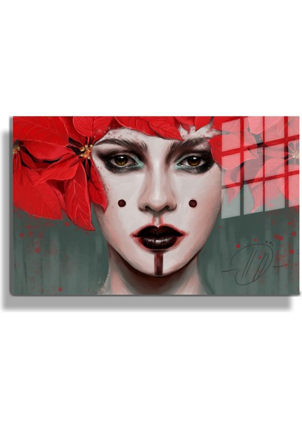 Premium Glasses ^#sanatsal Yapayzeka, Creative Art, Pop Art Temalı Cam Tablo 188