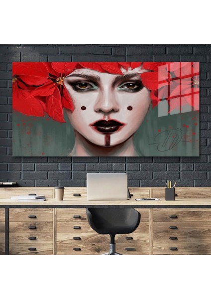 Premium Glasses ^#sanatsal Yapayzeka, Creative Art, Pop Art Temalı Cam Tablo 188 modelleri