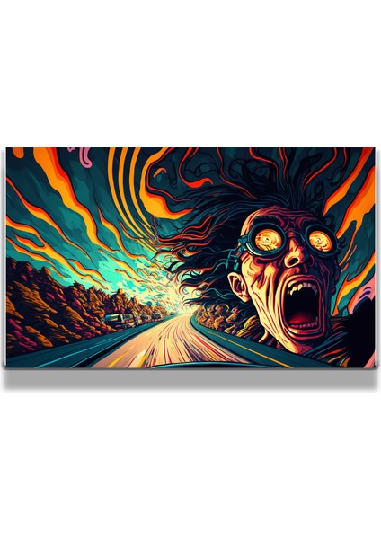 Premium Glasses ^#sanatsal Yapayzeka, Creative Art, Pop Art Temalı Cam Tablo 207