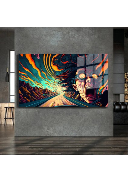 Premium Glasses ^#sanatsal Yapayzeka, Creative Art, Pop Art Temalı Cam Tablo 207 indirimleri