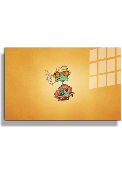 Premium Glasses ^#sanatsal Yapayzeka, Creative Art, Pop Art Temalı Cam Tablo 284