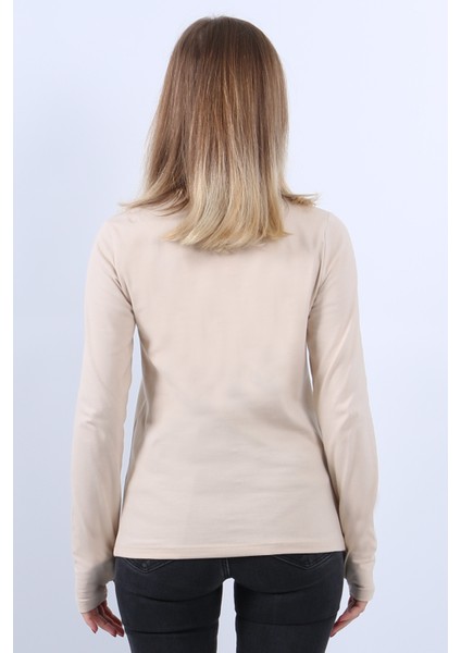 Kadın Balıkçı Yaka Uzun Kollu Parmak Detaylı 3lü Atlet Seti modelleri