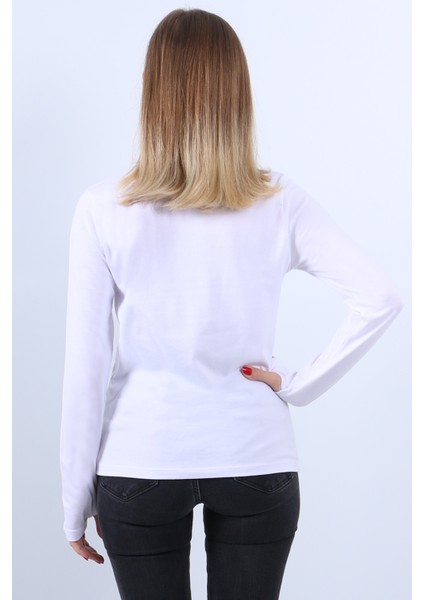 Kadın Balıkçı Yaka Uzun Kollu Parmak Detaylı 3lü Atlet Seti modelleri