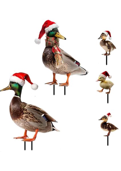 5 Noel Ö Heykelleri Kazıkları Dekoratif Figürler Gerçekçi A (Yurt Dışından) fiyatları