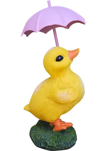 Icı Şemsiye Ördek Figürü Dekoratif Çim Figürleri Koleksiyonu (Yurt Dışından) fırsatları