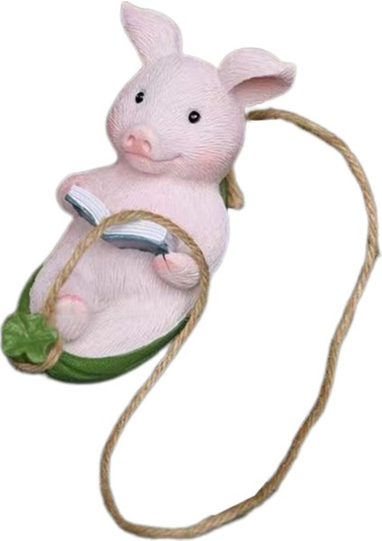 Açı Asılı Domuz Heykelleri Domuz Heykelleri Heykeller Reçine (Yurt Dışından)