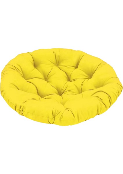 Sandalye Minderi 23.62 Inç x 23.62 Inç Verandası Için Yuvarlak Minder Sarı (Yurt Dışından) fiyatları