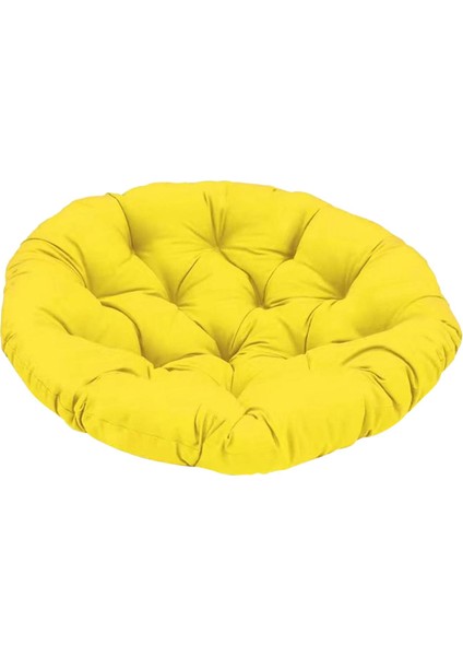 Sandalye Minderi 23.62 Inç x 23.62 Inç Verandası Için Yuvarlak Minder Sarı (Yurt Dışından) modelleri