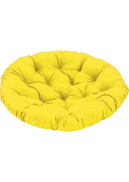 Sandalye Minderi 23.62 Inç x 23.62 Inç Verandası Için Yuvarlak Minder Sarı (Yurt Dışından) indirimleri