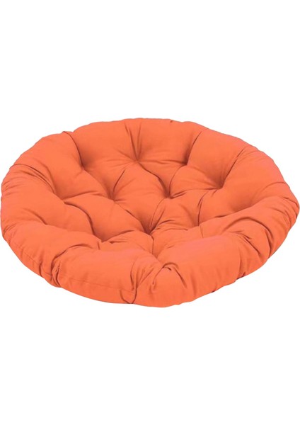 Sandalye Minderi 23.62 Inç x 23.62 Inç Yuvarlak Minder Verandası Için Turuncu (Yurt Dışından) fırsatları
