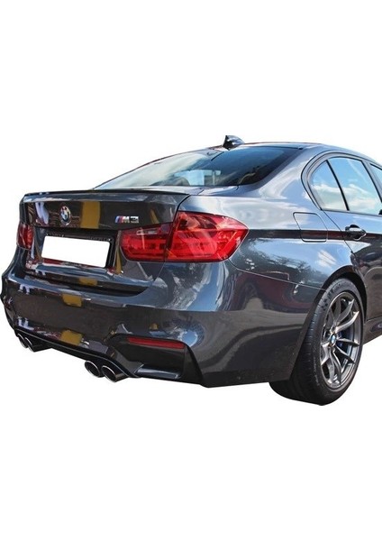 Bmw F30 Ince M3 Spoiler Parlak Siyah, Sert Abs Plastik Ithal, Bagaj Spoyler, 2012 2017, Tuning modelleri