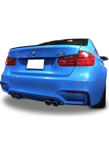 Bmw F30 Ince M3 Spoiler Parlak Siyah, Sert Abs Plastik Ithal, Bagaj Spoyler, 2012 2017, Tuning fırsatları