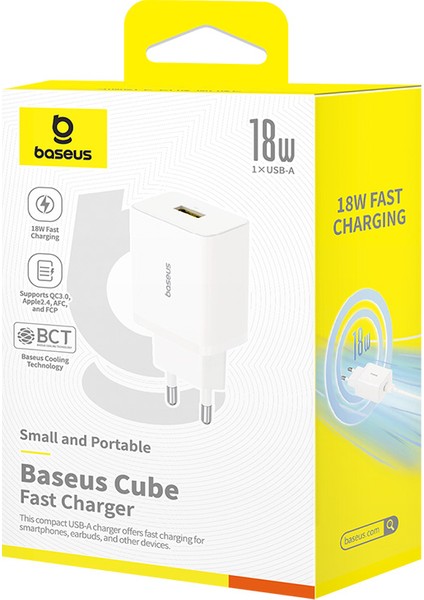 Cube Fast Qc 3.0 18W Usb-A Hızlı Şarj Aleti