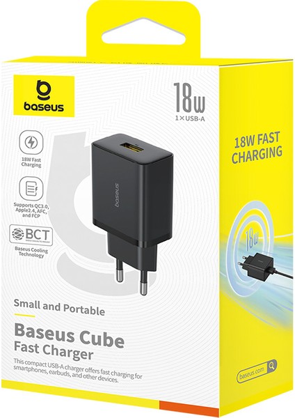 Cube Fast Qc 3.0 18W Usb-A Hızlı Şarj Aleti