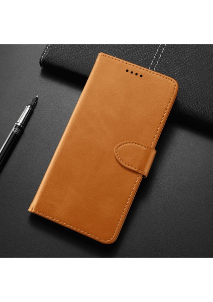 Reeder P13 Blue Max Pro Li̇te Kartlikli Cüzdan Kilif (Deluxe Wallet Case) Kahverengi̇